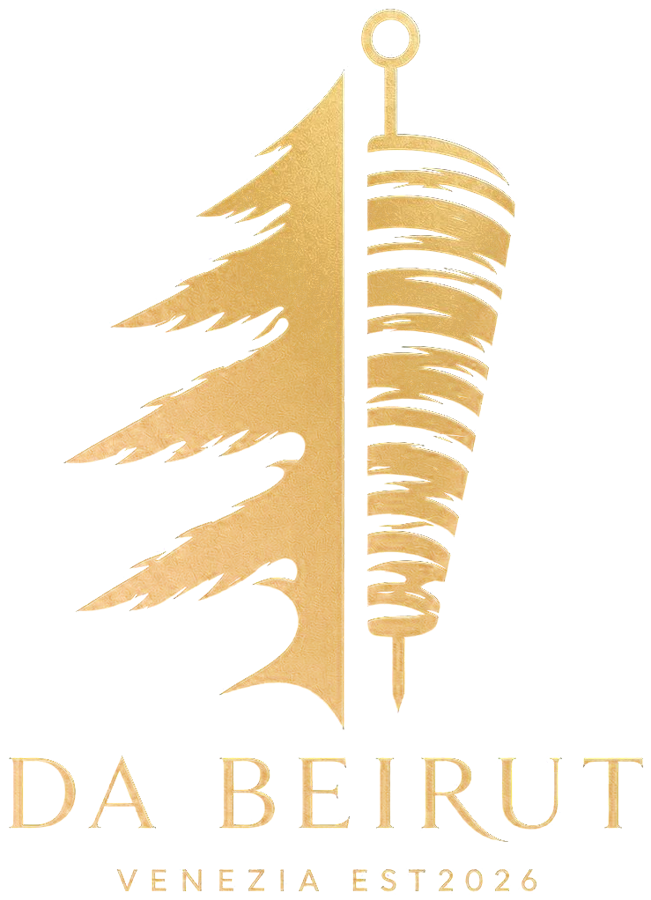 Logo Da Beirut: cedro e rullo shawarma, Venezia est. 2026